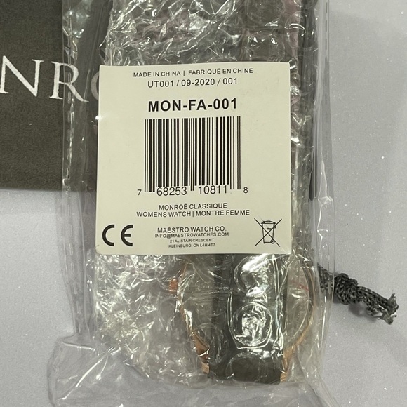 Monroe Sunburst Sole’rose Watch Gray Leather - Picture 13 of 15